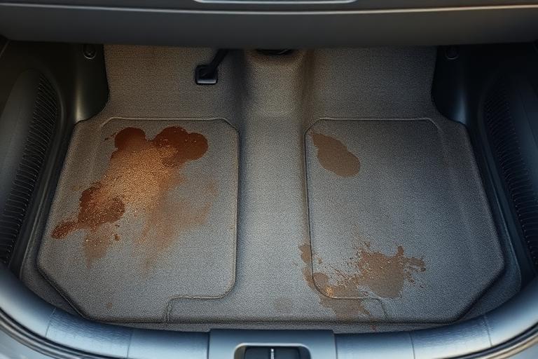 Antes - Bagageira sem proteção